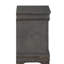 Table de chevet 2 tiroirs gris foncé