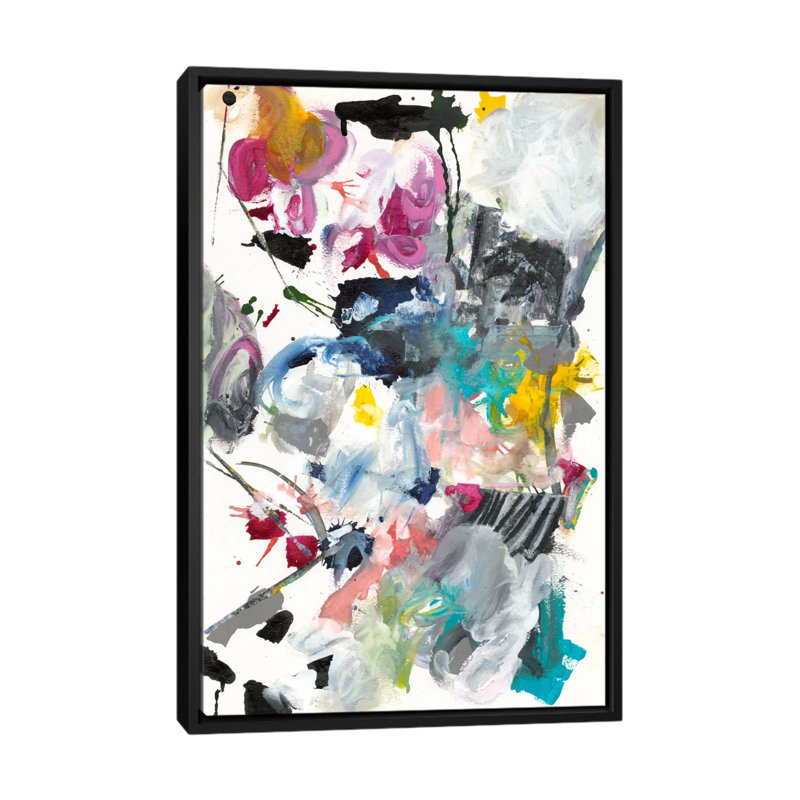 «Symphony II» par Jodi Fuchs - Estampe numérique sur toile tendue avec châssis, H 60 po x l 40po x P 1,5 po, Pas de tapis