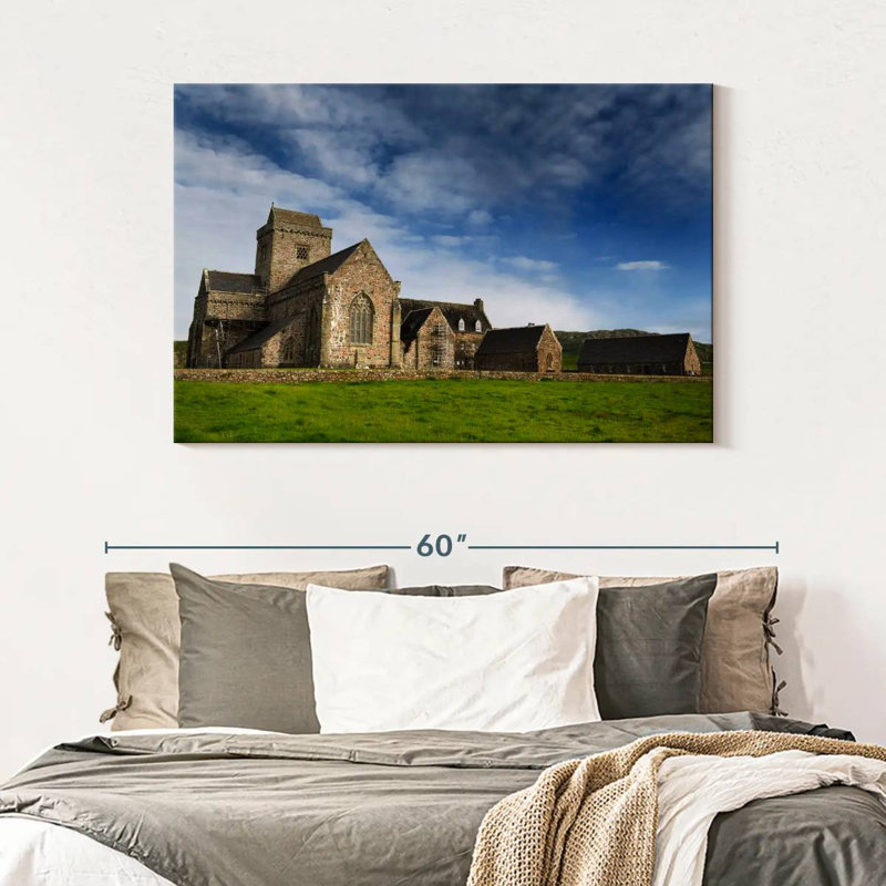 Abbaye et monastère Adella Iona, H 32 po x l 48 po