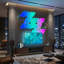 Panneaux hexagonaux intelligents Dynamic Effects, ensemble de 20 panneaux lumineux triangulaires ; appliques murales DEL intelligentes compatibles avec une application et une télécommande