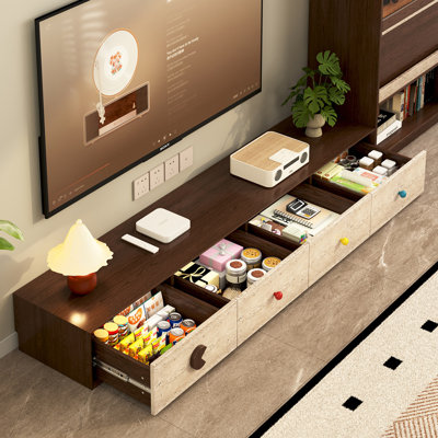 Rtero Nut-Brown Manufactured Wood TV Stands