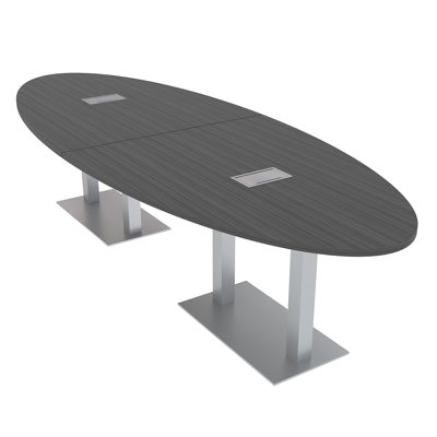 Oval Conference Table with Power and Data