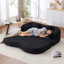 Canapé-lit 2 en 1 pliable avec coussins-2016162908