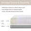 Rideau de douche moderne en polyester hydrofuge, parfait pour les salles de bain