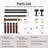 Vertical Wall-Mounted Coat And Hat Rack with Adjustable Solid Wood Hooks