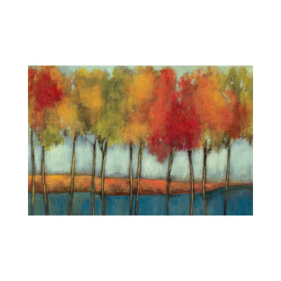 Lollipop Trees by Asia Jensen - Wrapped Canvas Painting