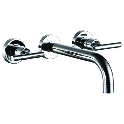 Wall Mounted Optional 2-handle Bathroom Faucet