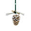 Pine Cone Snowy Ornament
