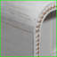 Washed White 59in Coffee Table with Curved Beaded Design, Space-Saving for Entryway, Living Room &amp; Hallway-615153168