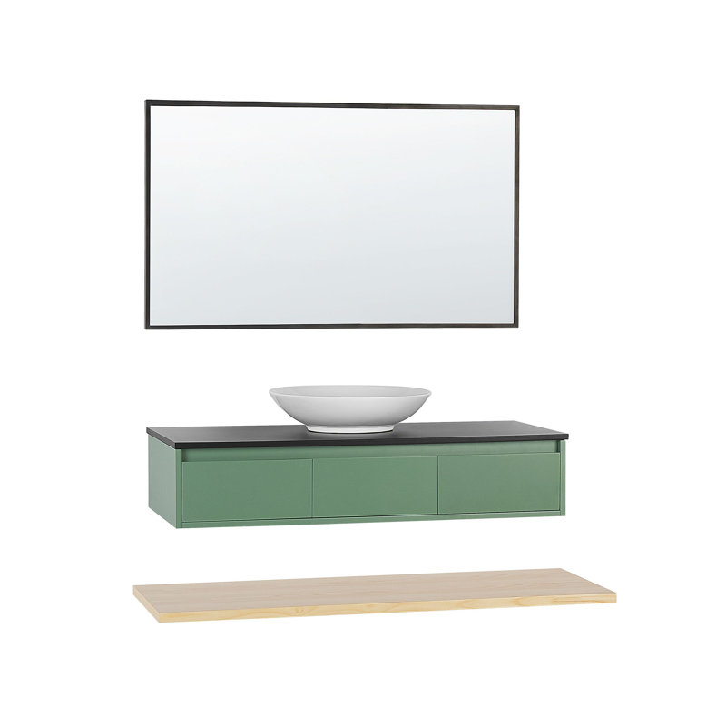 Lakhia 1200 mm Single Vanity with Vessel Ceramic Basin