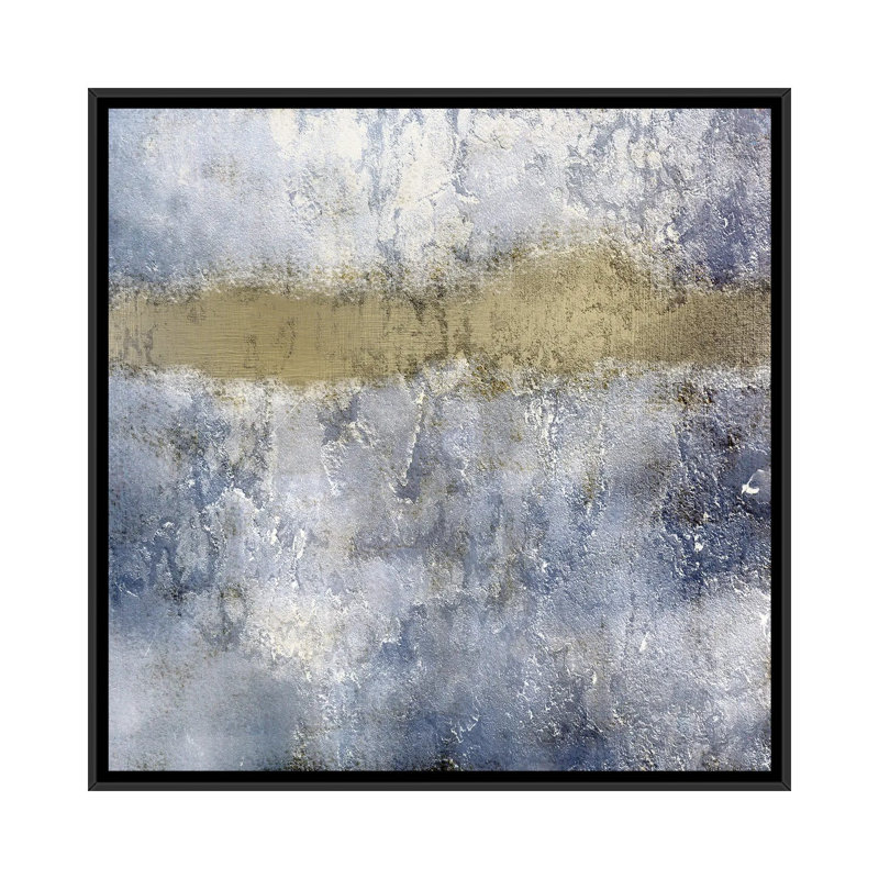 Stream by Kimberly Allen - Painting on Canvas, 66.04 cm H x 66.04 cm W, Black Framed Canvas