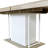 Rectangle Extendable Dining Table For 6-10 People Aged Effect Wood 160-200 Cm-92142866-92142892