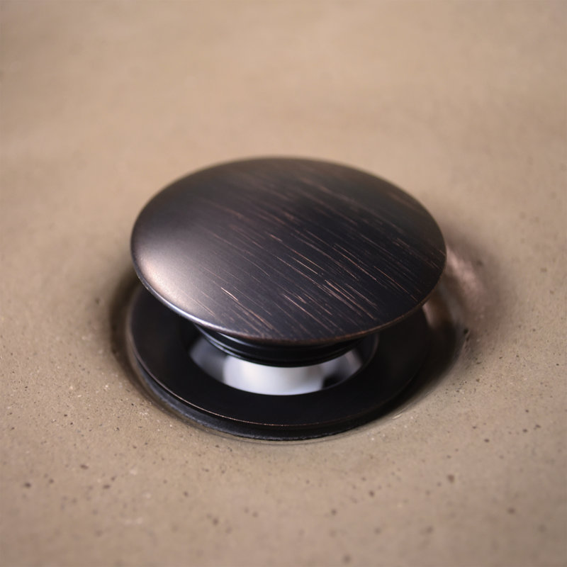 Dome 1.5" Pop-Up Bathroom Sink Drain, Oil Rubbed Bronze