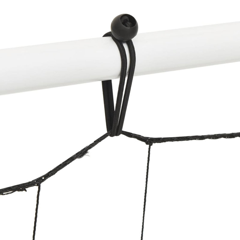 Giannini Football Net Rebounder White&Black 184x61x123 cm Steel and PE