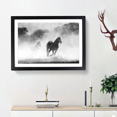 Horses - Picture Frame Painting Print