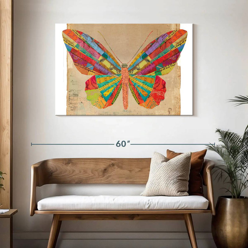Craft Butterfly, 30" H x 45" W