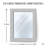 Mosaic Wall Rustic Accent Mirror-97765851