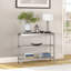 Alexis 135.3cm Glass Top Console Table-93746033-93688991