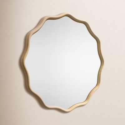 30" Solid Wood Accent Mirror