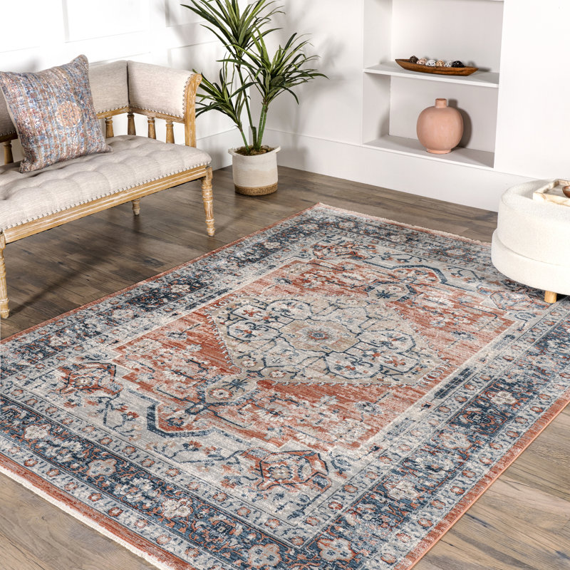 Tapis de couloir Demarcus, Rectangle 6 pi 7 po x 9 pi