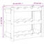 12 Bottle Solid Wood Tabletop Wine Bottle Rack in-92954660