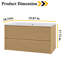 Wall-Mounted Single Bathroom Vanity Set With Ceramic Basin-114193208-114193209