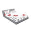 Drap-housse et coussin décoratif Ambesonne, rouge et noir-106792835
