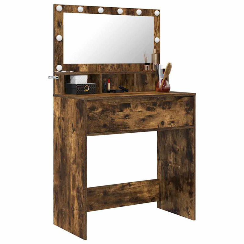 Dressing Table, Smoked Oak