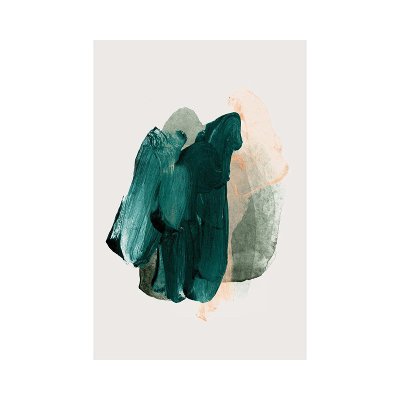 Emerald Green by LEEMO - Wrapped Canvas Gallery-Wrapped Canvas Giclée, 66.04 cm H x 45.72 cm W x 1.91 cm D