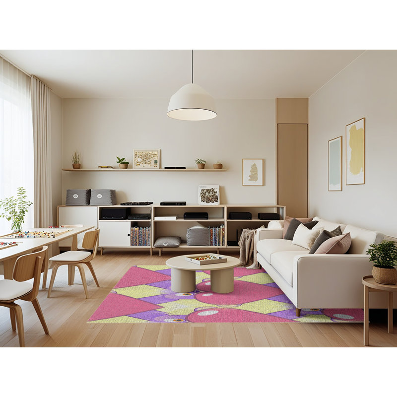 Tapis rose Neive, Rectangle 7 pi x 9 pi