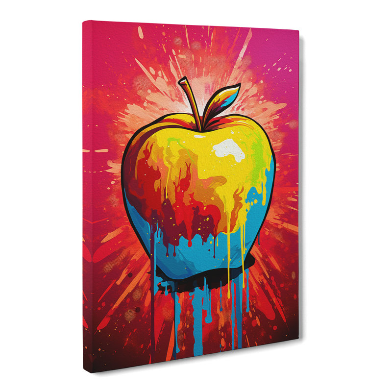 Apple Pop - Print, 50cm H x 35cm W x 3cm D