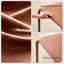 Ensemble de 2 chaises d'appoint orange et noir