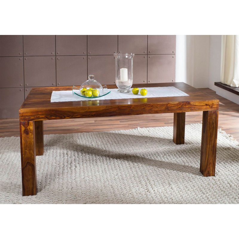 Metro Solid Wood Dining Table, Brown, H76 x L140 x W90cm