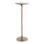 Table d'appoint décorative en marbre avec base en métal Jackest-1936499006