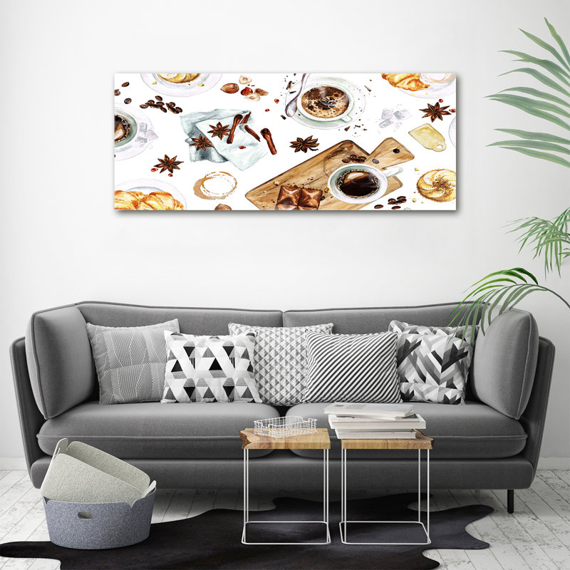 Morning Coffee - Wrapped Canvas Print