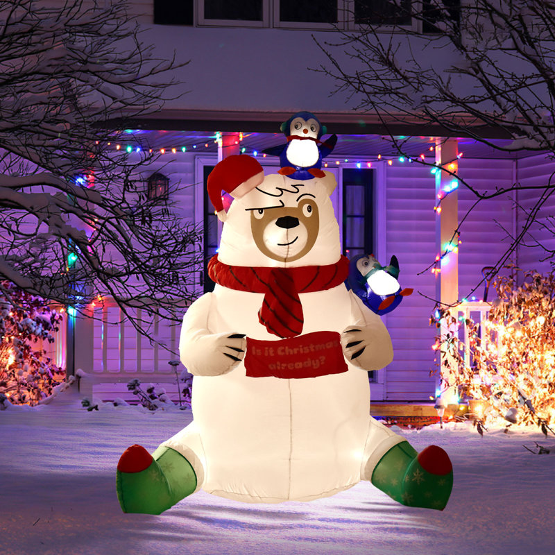Nifti Merry Bear avec pingouin gonflable
