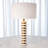 Marble Stack Lamp-White