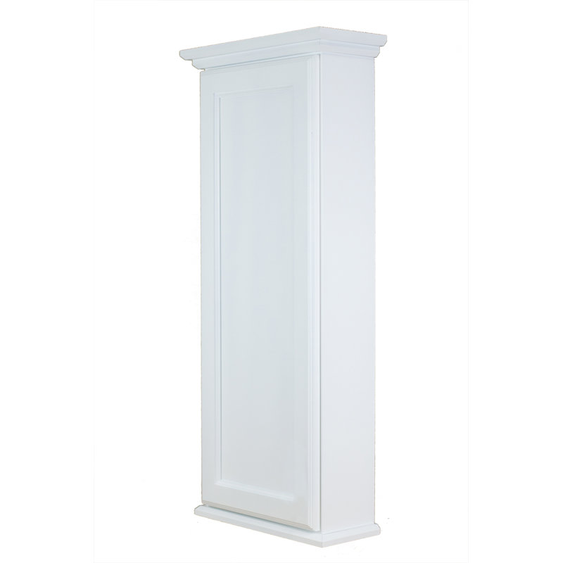 Armoire murale coord, Émail blanc, H 25,5 po x l 15,5 po x P 3,25 po