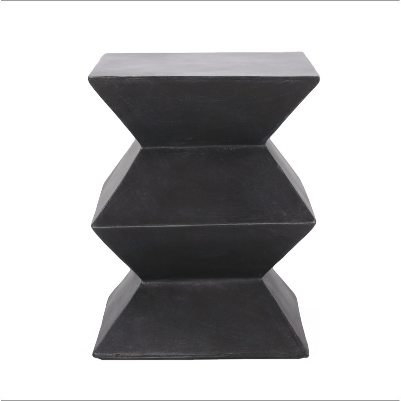Table d'appoint d'extérieur en béton léger
