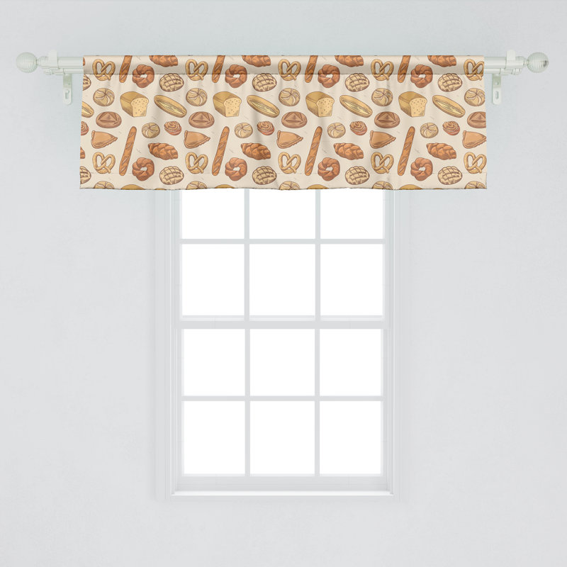 Ensemble de 2 cantonnières Ambesonne Bakery, L 54 po x L 18 po