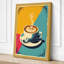 Coffee and Ideas Retro - Wrapped Canvas-131761442-131761447
