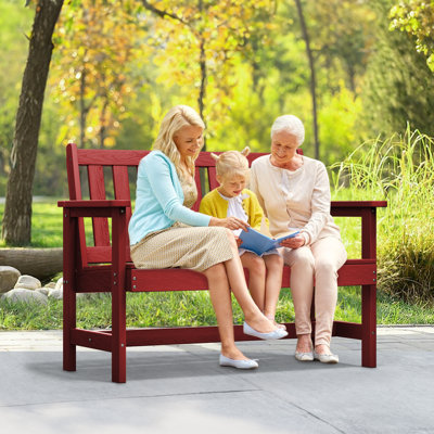 Genivieve HDPE Outdoor Bench