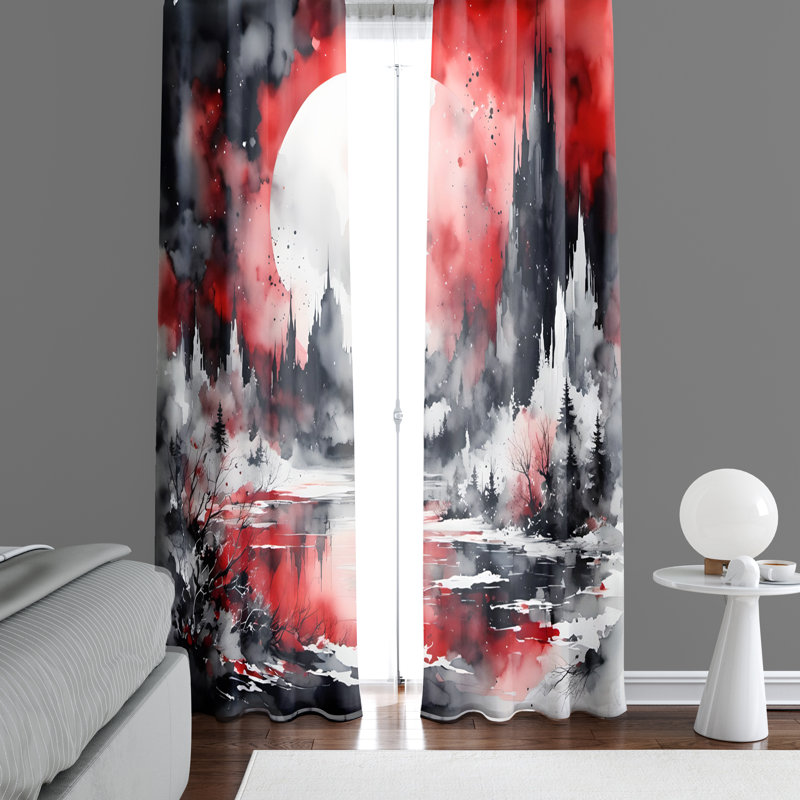 Window Curtains, 20" W x 52" L