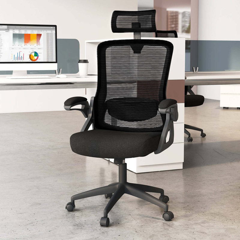 Fauteuil de bureau ergonomique avec support lombaire réglable
