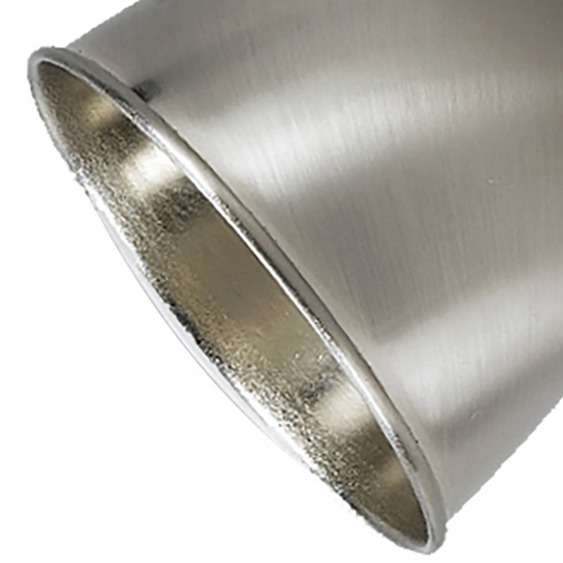 Tête ronde en métal, Argent