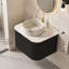 Wall Mounted Single Vanity Bathroom Vanity With Solid Surface Top-1502988412
