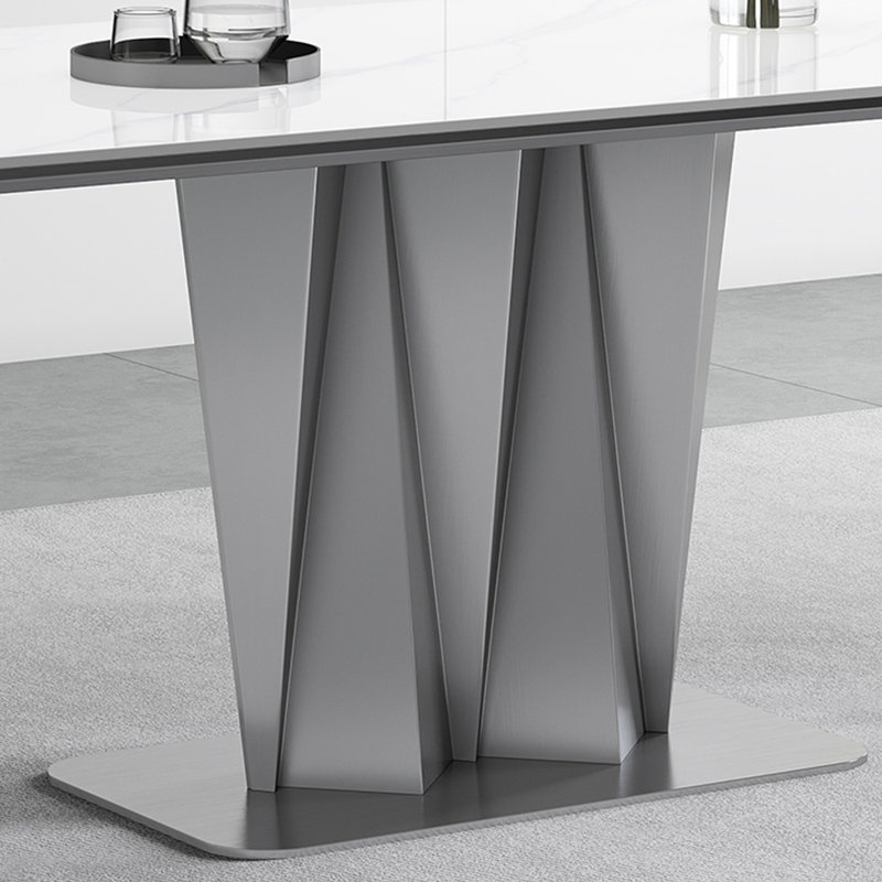 Ensemble de table de salle à manger moderne et luxueux, H 29,5 po x L 55,1 po x l 31,5 po