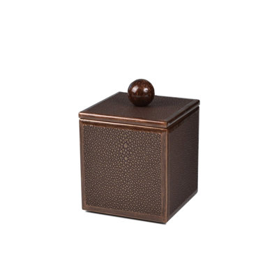 Shagreen Bronze Container