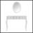 Luxury Makeup Vanity Desk With Oval Mirror And 3-Drawer Storage, Elegant Console For Home Decor, Silver-436011706