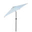 Parasol 9 pi Frozen Dew - construction en acier stable, auvent, évent, fonction de basculement facile, évent pour une stabilité accrue, simple